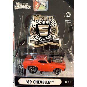 Muscle Machines 5th Anniversary 1969 69 Chevelle 05-11 New in Package